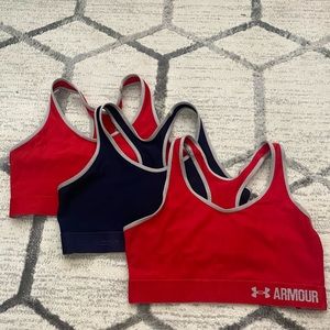 3 Under Armour Sports Bras
